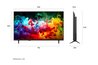 טלוויזיה חכמה 43 אינץ LG 43QNED70B6T MiniLED AI TV SMART 4K