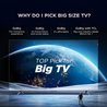 טלוויזיה 50 אינץ TCL 50C755 QD-MiniLED Google TV