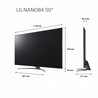 טלוויזיה 50 אינץ' חכמה LG NanoCell K4 50NANO846QA