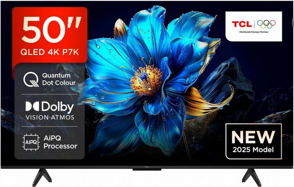 �������� 50 ���� TCL 50P7K QLED 4K SMART Android