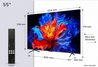 טלוויזיה 55 אינץ TCL 55P8K QLED 144Hz 4K SMART Android AI TV