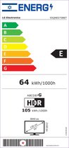 טלוויזיה חכמה 55 אינץ LG 55QNED70B6T MiniLED AI TV SMART 4K
