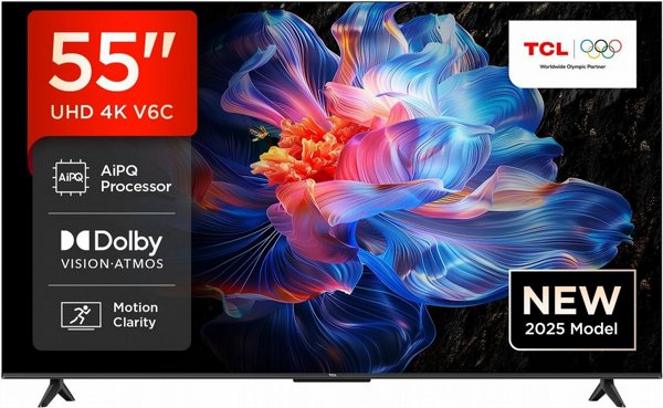 �������� 55 ���� TCL 55V6C 4K SMART Android