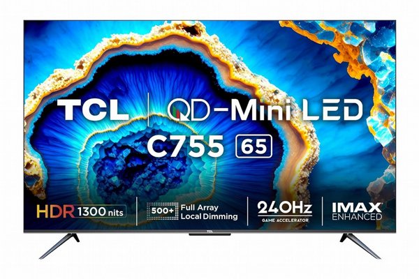 �������� 65 ���� TCL 65C755 QD-MiniLED Google TV