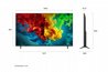 טלוויזיה חכמה 65 אינץ LG 65QNED84B6T MiniLED AI TV SMART 4K