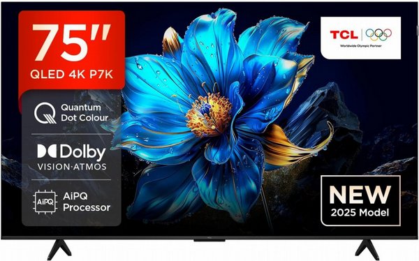 �������� 75 ���� TCL 75P7K QLED 4K SMART Android