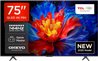 טלוויזיה 75 אינץ TCL 75P8K QLED 144Hz 4K SMART Android AI TV