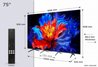 טלוויזיה 75 אינץ TCL 75P8K QLED 144Hz 4K SMART Android AI TV