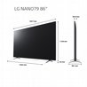 טלוויזיה 86 אינץ LG 86NANO796QA 4K Smart