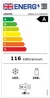 מקרר מקפיא תחתון 360 ליטר נירוסטה מושחרת (רוחב 60 ס