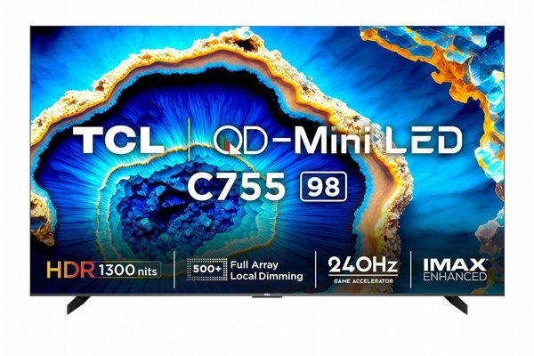 �������� 98 ���� TCL 98C755 QD-MiniLED Google TV
