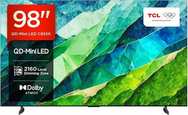 �������� 98 ���� TCL 98C855 QLED MiniLED Google TV