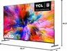 טלוויזיה 98 אינץ TCL 98X955 144Hz QD-Mini LED Google TV