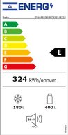 מקרר מקפיא תחתון בקו 580 ליטר נירוסטה מושחרת Beko CN160237EXB *שומר שבת*