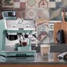 מכונת קפה ידנית דלונגי גימור ירוק כסוף Delonghi La Specialista Arte EC9155GR