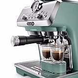 מכונת קפה ידנית דלונגי גימור ירוק כסוף Delonghi La Specialista Arte EC9155GR