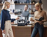 מכונת קפה ידנית דלונגי גימור ירוק כסוף Delonghi La Specialista Arte EC9155GR