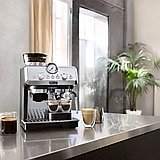 מכונת קפה ידנית דלונגי גימור שחור כסוף Delonghi La Specialista Arte EC9155MB
