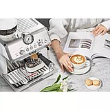 מכונת קפה ידנית דלונגי גימור לבן כסוף Delonghi La Specialista Arte EC9155W