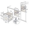 תנור בנוי 71 ליטר פירוליטי אלקטרולוקס שחור Electrolux EOP6526K *תוצרת גרמניה*