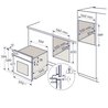 תנור בנוי 71 ליטר פירוליטי אלקטרולוקס לבן Electrolux EOP6526V *תוצרת גרמניה*