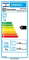 תנור בנוי פירוליטי אלקטרולוקס לבן Electrolux SenseCook EOP7422V *תוצרת גרמניה*
