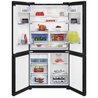 מקרר 4 דלתות בקו 580 ליטר זכוכית לבנה Beko GN1406222GW