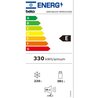 מקרר 4 דלתות בקו 601 ליטר נירוסטה מושחרת Beko GN91601DX *שומר שבת*