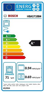 תנור בנוי בוש דיגיטלי פירולטי שחור BOSCH HBA571BB4 *תוצרת ספרד*