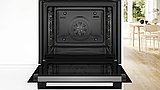 תנור בנוי פירוליטי בוש שחור 71 ליטר BOSCH HBA572BB4
