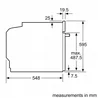 תנור בנוי פירוליטי בוש שחור Bosch HBA578BB0