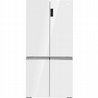 מקרר האייר 681 ליטר זכוכית לבנה יצרן קרח חשמלי Haier HRF-825FW *התקן שבת מובנה*
