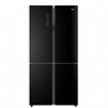 מקרר 4 דלתות 651 ליטר זכוכית שחורה האייר Haier HRF6200FB