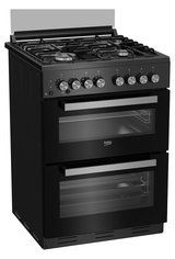 תנור דו תאי משולב כיריים גז 4 להבות שחור בקו Beko KFDM62120DBDSL *מהדרין* תנור דו תאי משולב כיריים גז 4 להבות שחור בקו Beko KFDM62120DBDSL *מהדרין*