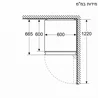 מקרר מקפיא תחתון 363 ליטר (60 ס