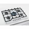 כיריים גז 5 להבות זכוכית לבן אלקטרולוקס Electrolux KGG7536W