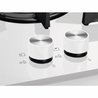 כיריים גז 5 להבות זכוכית לבן אלקטרולוקס Electrolux KGG7536W
