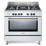 תנור משולב כיריים בעיצוב וינטג' 90 ס"מ דלונגי DeLonghi NDS953-W תנור משולב כיריים בעיצוב וינטג' 90 ס"מ דלונגי DeLonghi NDS953-W