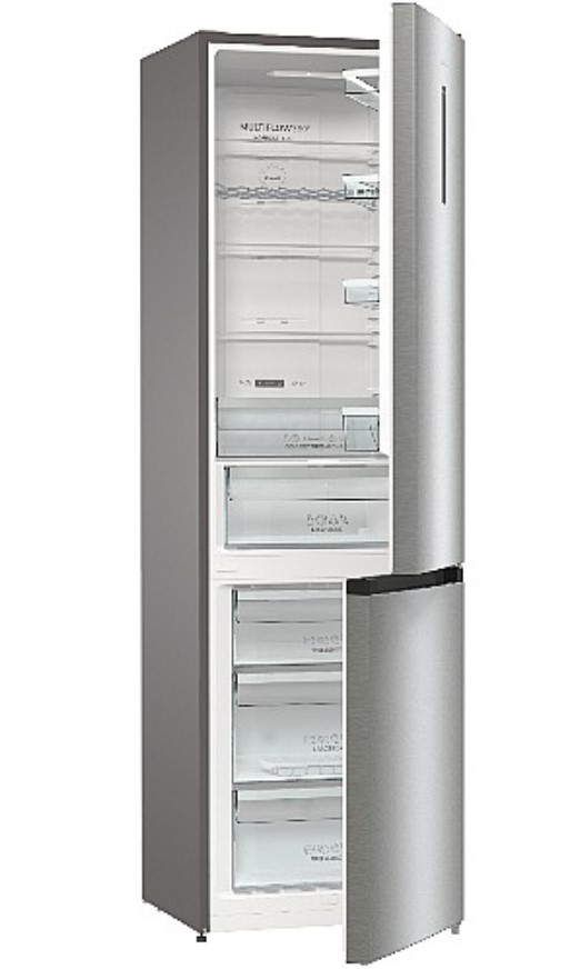 מקרר מקפיא תחתון 353 ליטר (60 ס''מ) GORENJE NRK6202AXL4