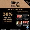 מעשנה ביתית וגריל חיצוני נינג'ה Ninja Grill Woodfire Pro XL OG853
