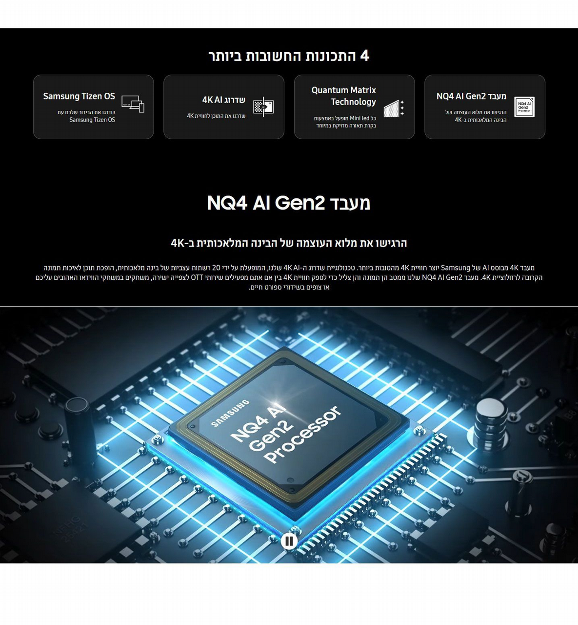 סמסונג 75 אינץ Samsung Neo QLED 4K QN75Qn85D 100Hz