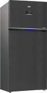 מקרר מקפיא תחתון בקו 630 ליטר נירוסטה מושחרת Beko RDNE6543XR *שומר שבת*