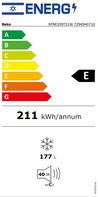 מקפיא בקו 5 תאים 177 ליטר Beko RFNE209T31W No Frost