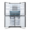 מקרר שארפ 4 דלתות מתכת שחורה 572 ליטר Sharp SJ-8570SL *כשר שארפ גלאט*