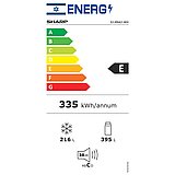 מקרר שארפ זכוכית לבנה 611 ליטר Sharp SJ-8942WH *שארפ גלאט*
