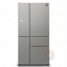 מקרר שארפ 615 ליטר זכוכית גוון נירוסטה SHARP SJ-R9733SL *שארפ מהדרין*