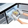 מקרר שארפ 615 ליטר זכוכית גוון נירוסטה SHARP SJ-R9733SL *שארפ מהדרין*