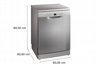 מדיח כלים בוש כסוף רחב BOSCH SMS2HVI02E